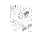 GE GFE26GGKCBB machine compartment diagram