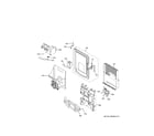 GE GFE26GGKEWW ice maker & dispenser diagram