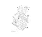 GE AZ61H15EACM3 motor & chassis parts diagram