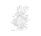 GE AZ61H09EABW2 motor & chassis parts diagram