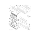 GE AZ61H15EABM3 grille, heater & base pan parts diagram