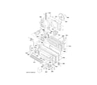 GE AZ61H15EABM3 motor & chassis parts diagram