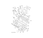 GE AZ61H07EACM2 motor & chassis parts diagram