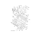 GE AZ61H12EADW2 motor & chassis parts diagram