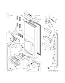 Dispenser door