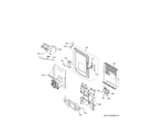 GE GFE26GGKDWW ice maker & dispenser diagram