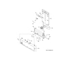 GE GFE26GGKDWW fresh food section diagram