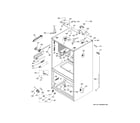 GE GFE26GGKDWW case parts diagram