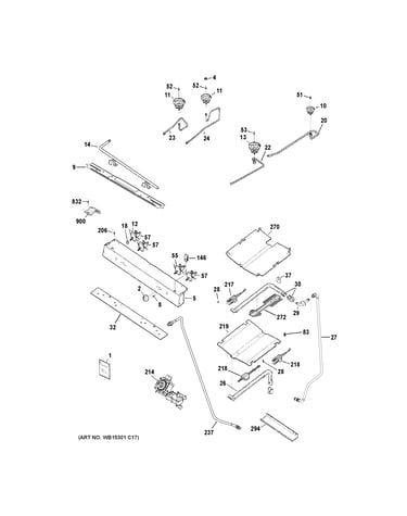 Gas & burner parts