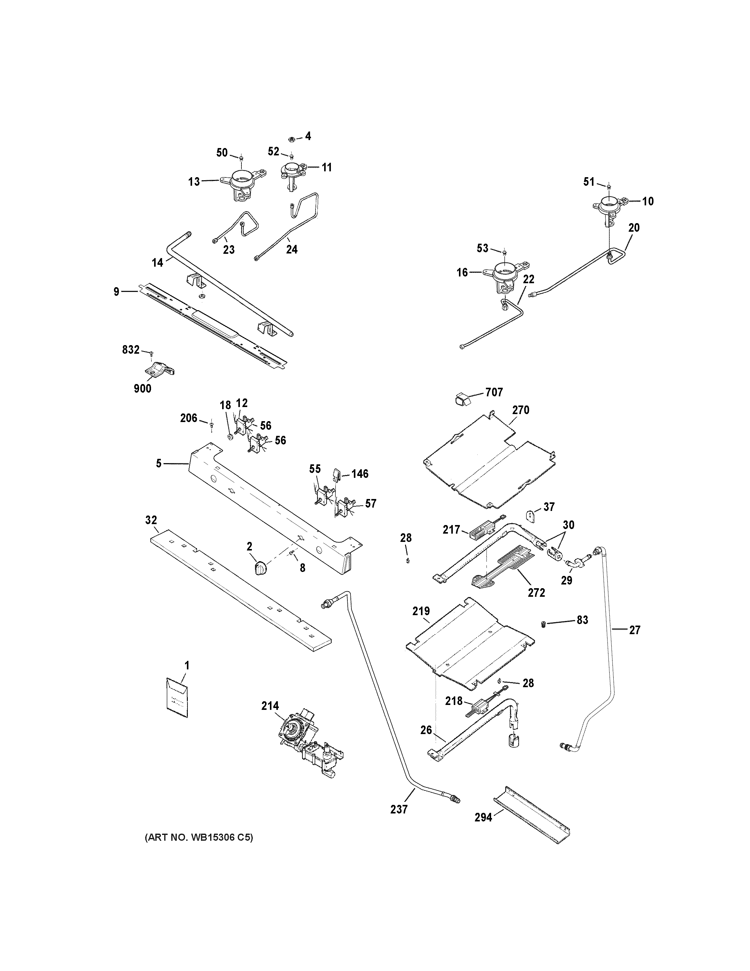 Gas & burner parts