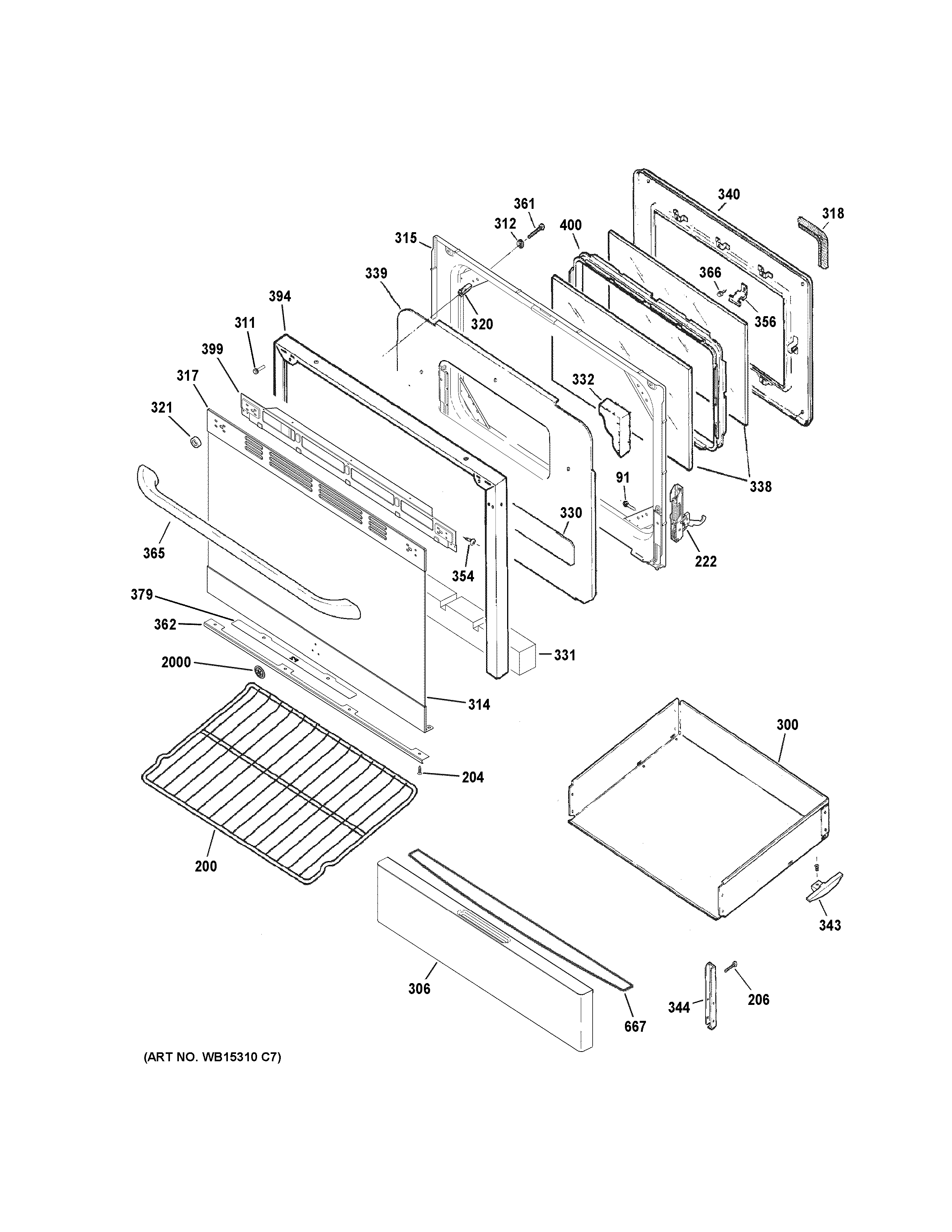 Door & drawer parts