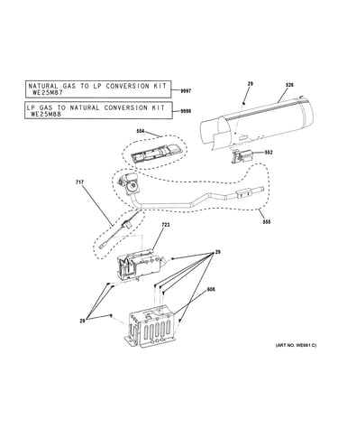Gas valve & burner assembly
