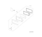 GE JNM7196SF1SS door parts diagram