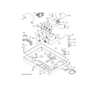 GE CGP650SET3SS gas & burner parts diagram