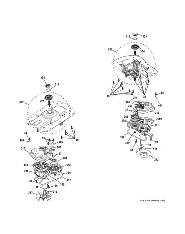 Motor & drive assembly