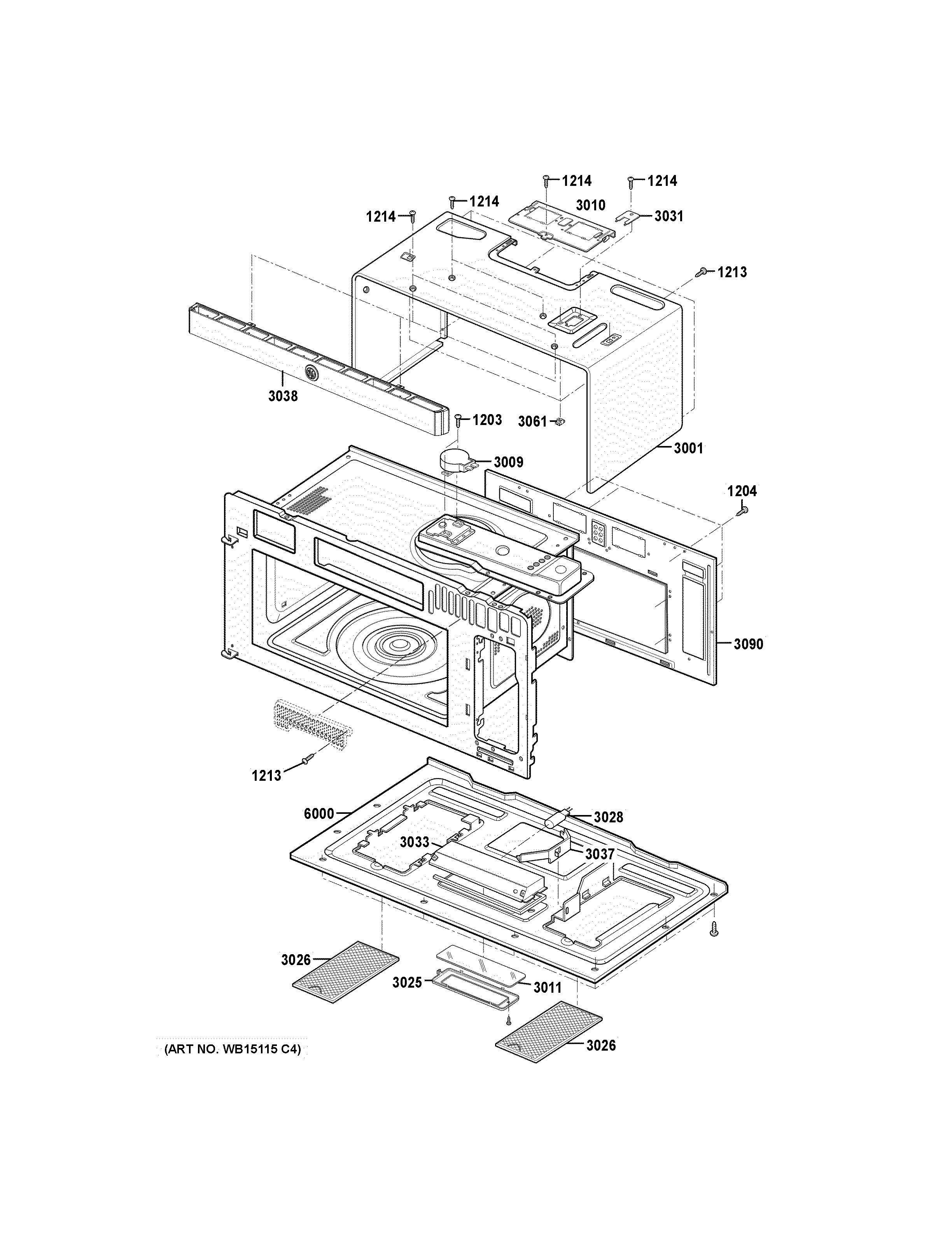 Oven cavity parts