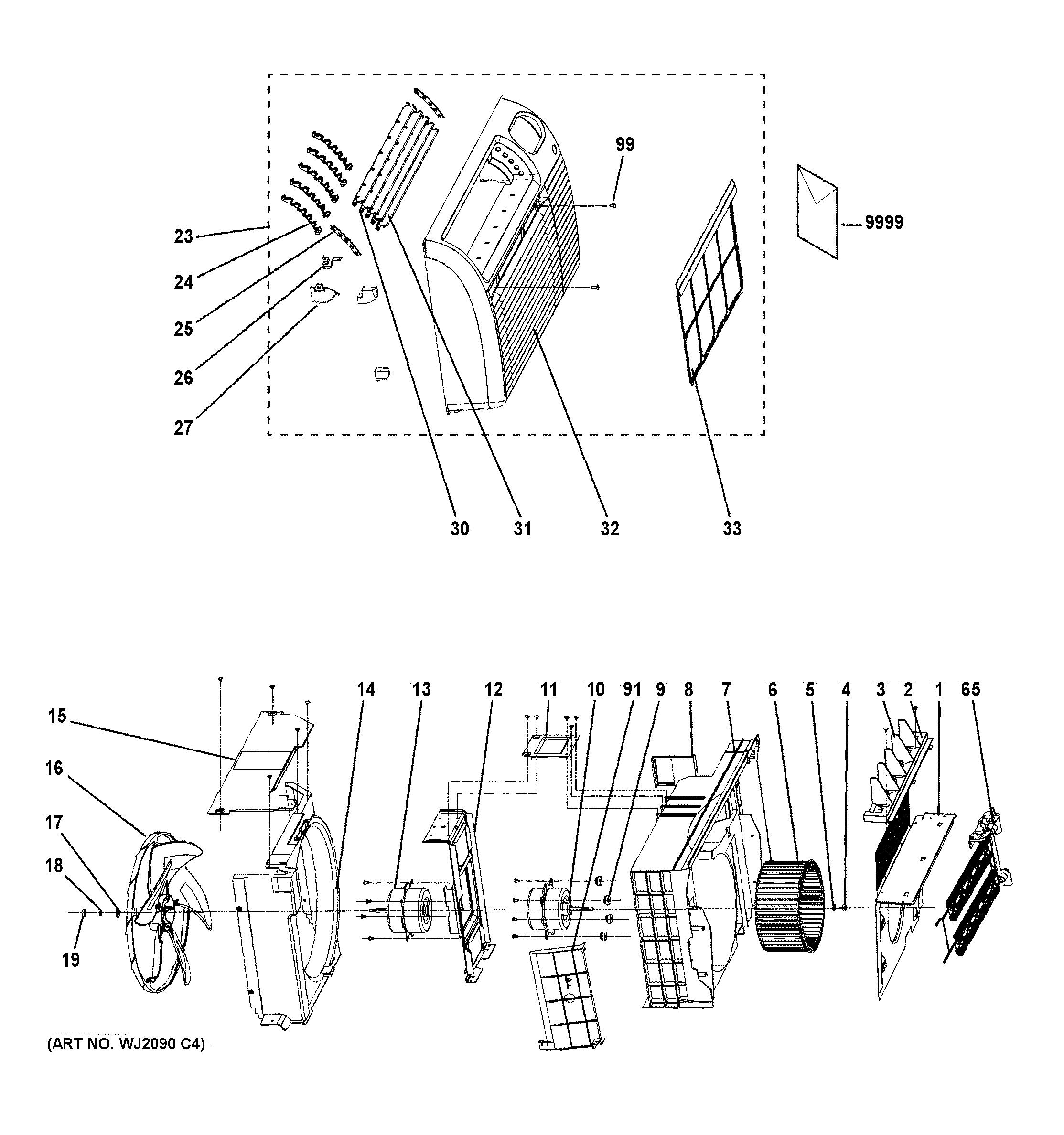 Grille & chassis parts