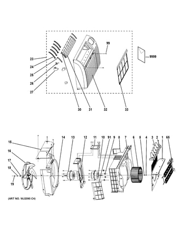 Grille & chassis parts