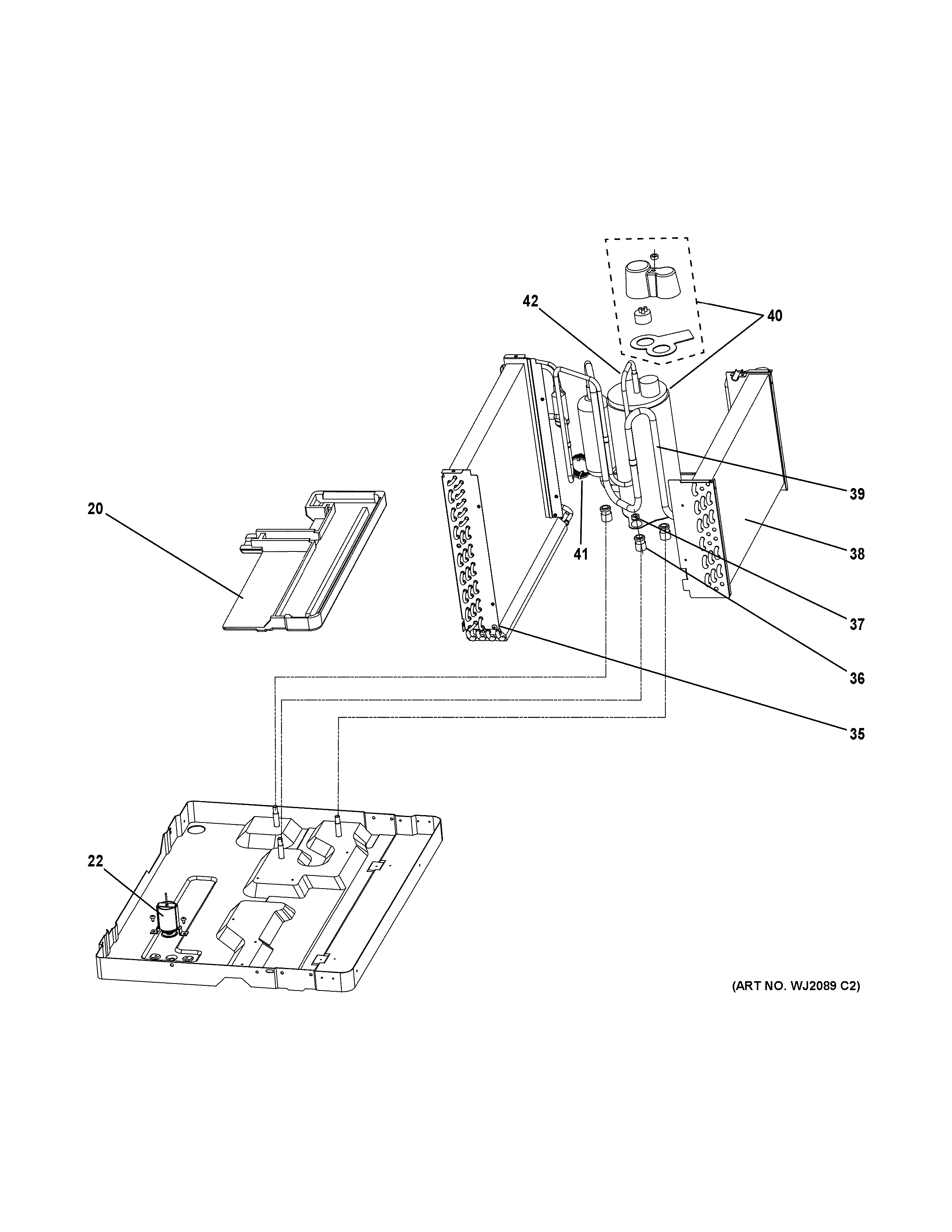 BASE PAN & UNIT PARTS