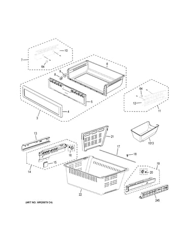 Freezer shelves