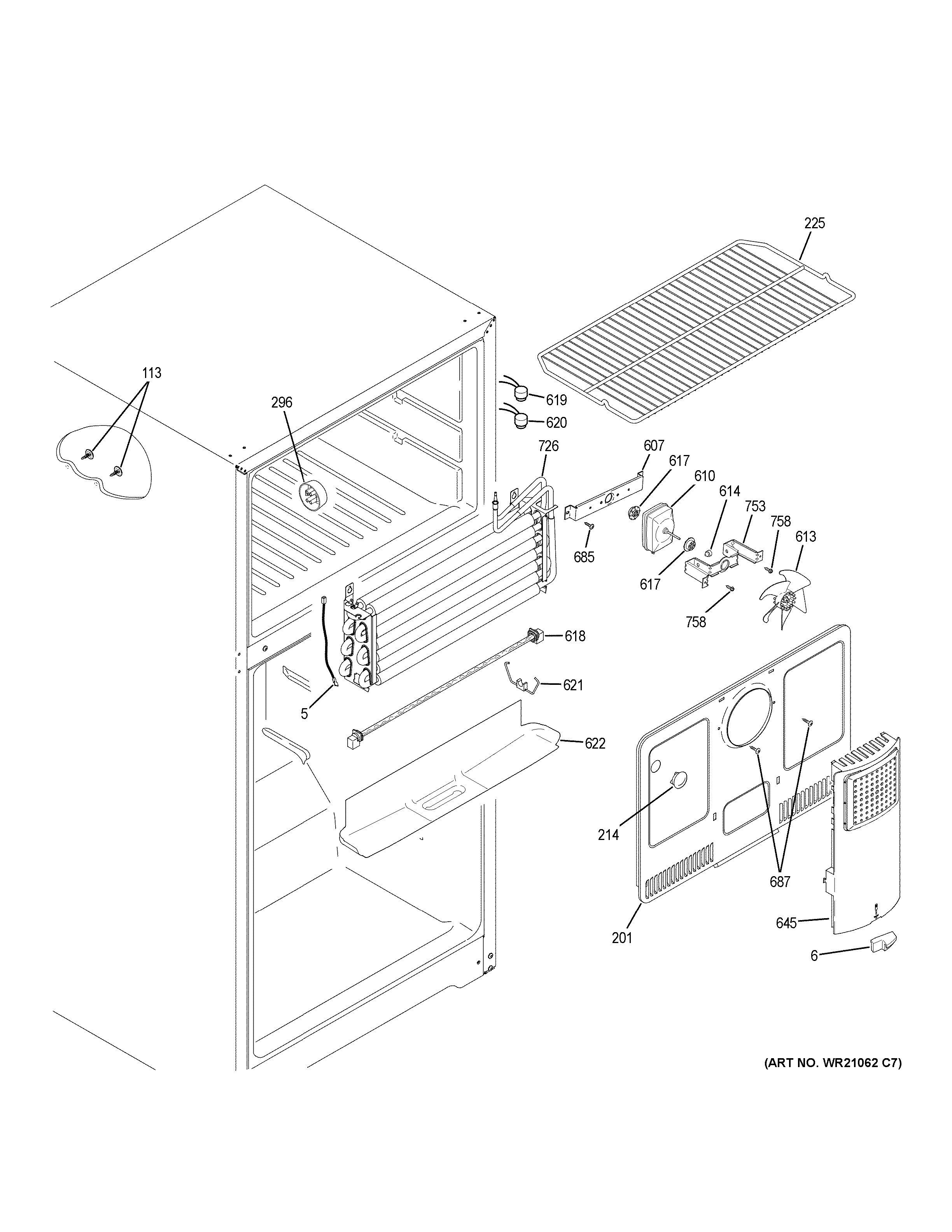 Freezer section