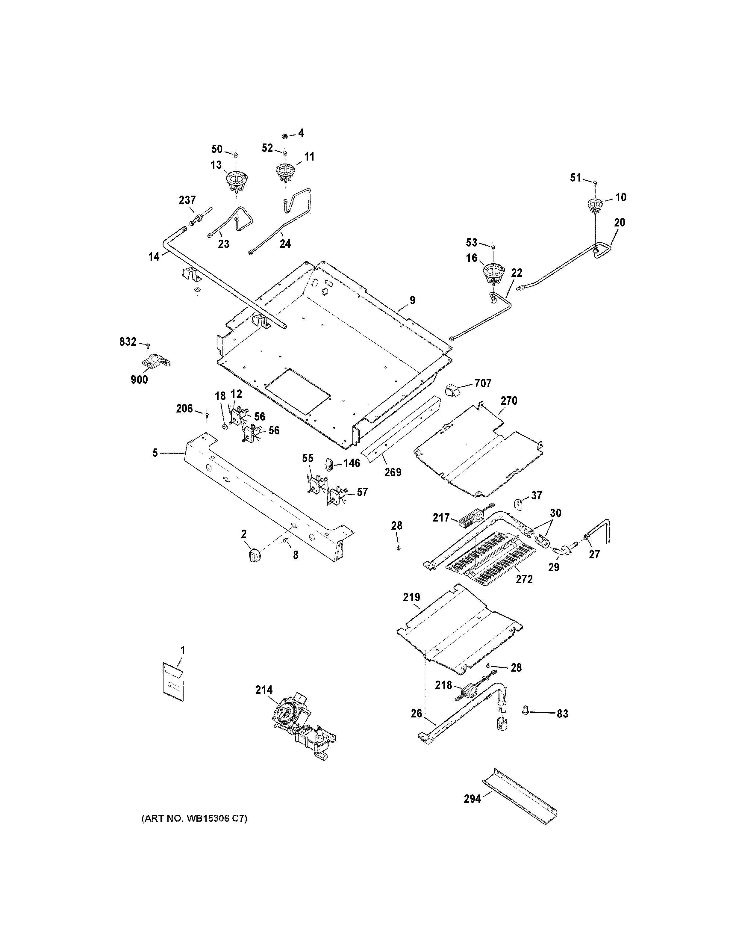 Gas & burner parts