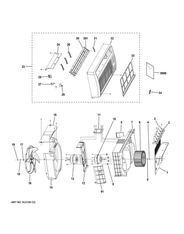 Grille & chassis parts