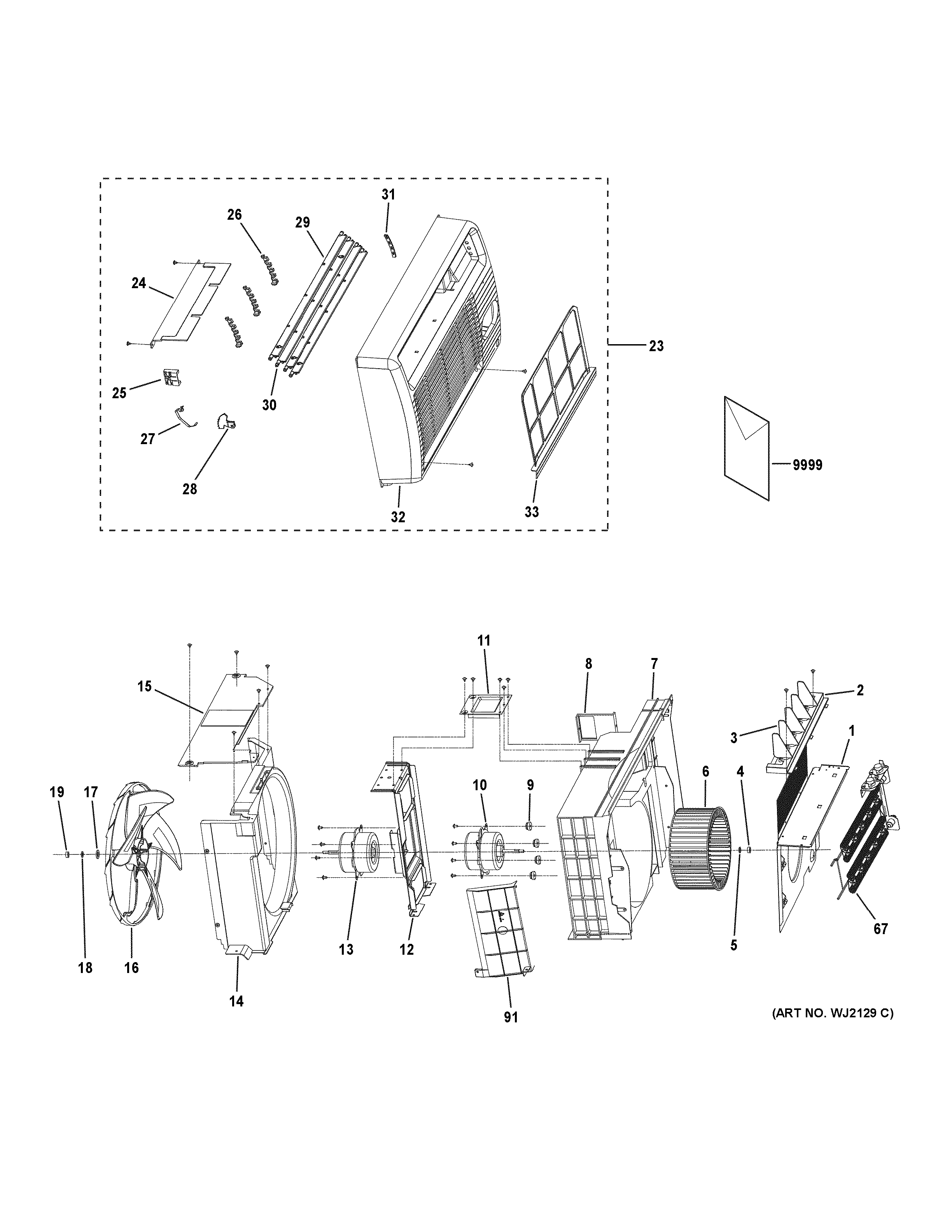 Grille & chassis parts