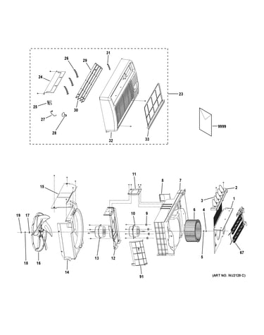 Grille & chassis parts