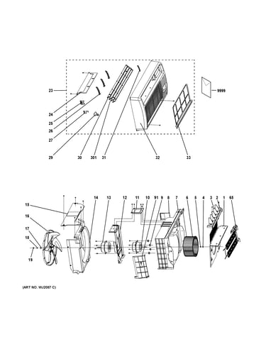 Grille & chassis parts