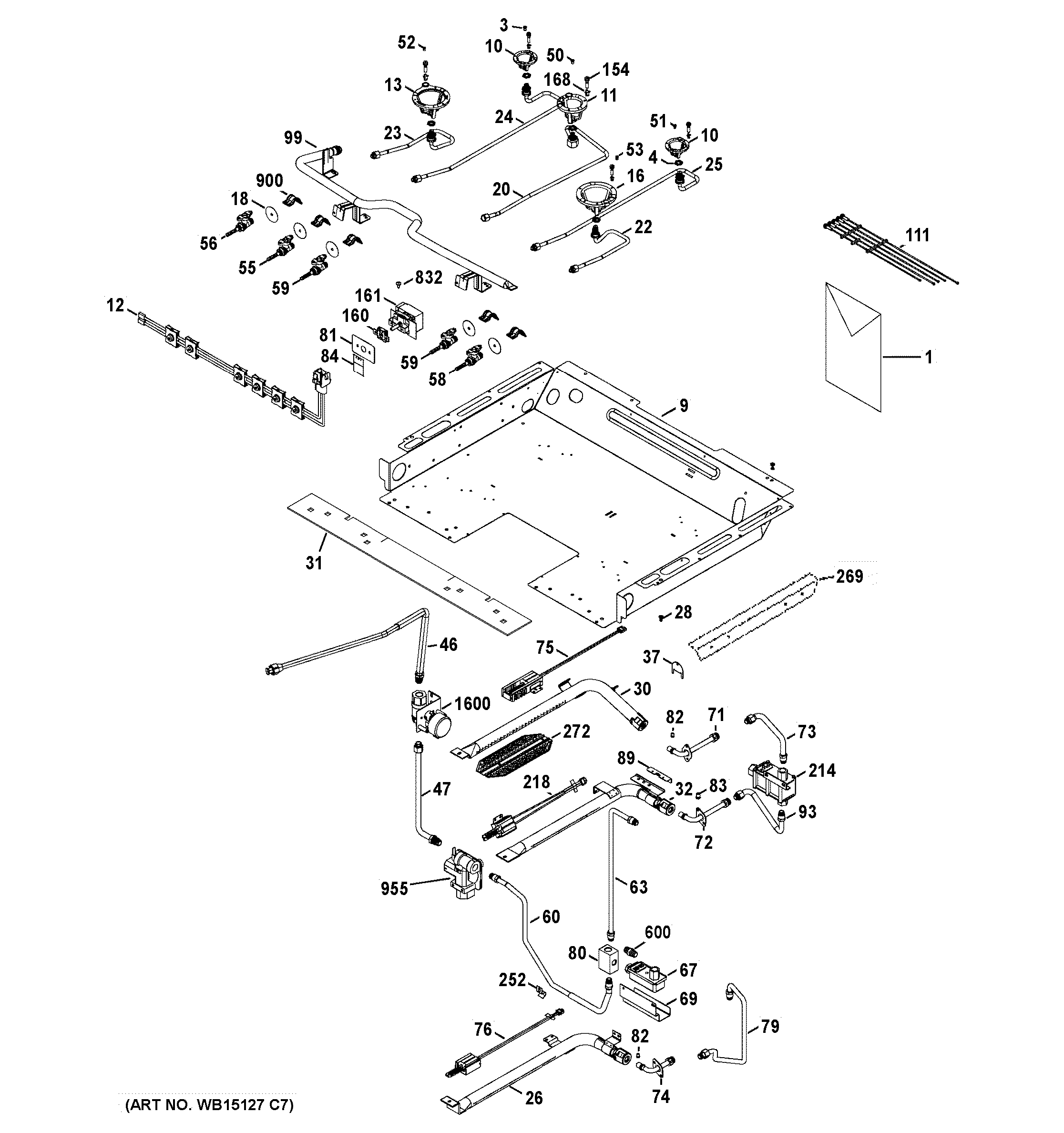 Gas & burner parts