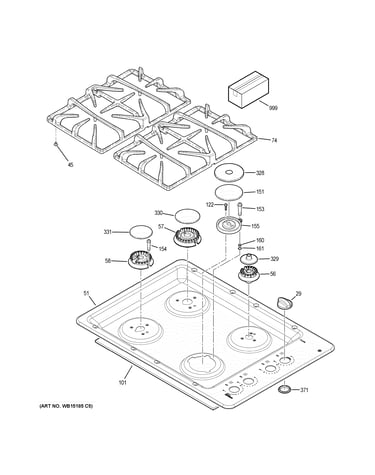 Control panel & cooktop