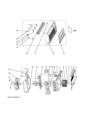 Grille & chassis parts