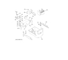 GE GSS23HGHECWW ice maker & dispenser diagram