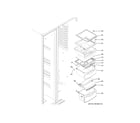 GE GSS23HGHECWW fresh food shelves diagram