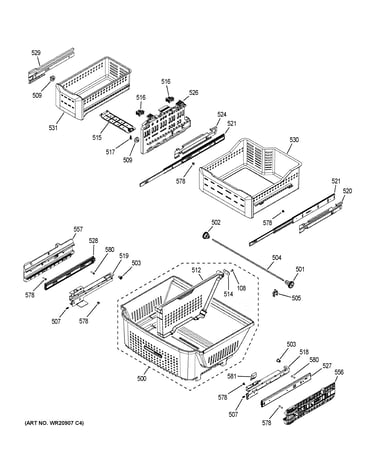 Freezer shelves
