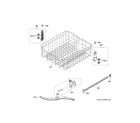 GE GDF510PSJ2SS upper rack assembly diagram