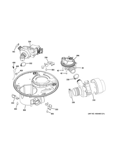 Sump & motor mechanism