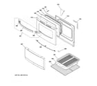 Hotpoint RA824DD1WW door & drawer parts diagram