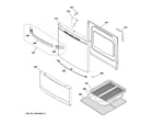 Hotpoint RA724K5WH door & drawer parts diagram