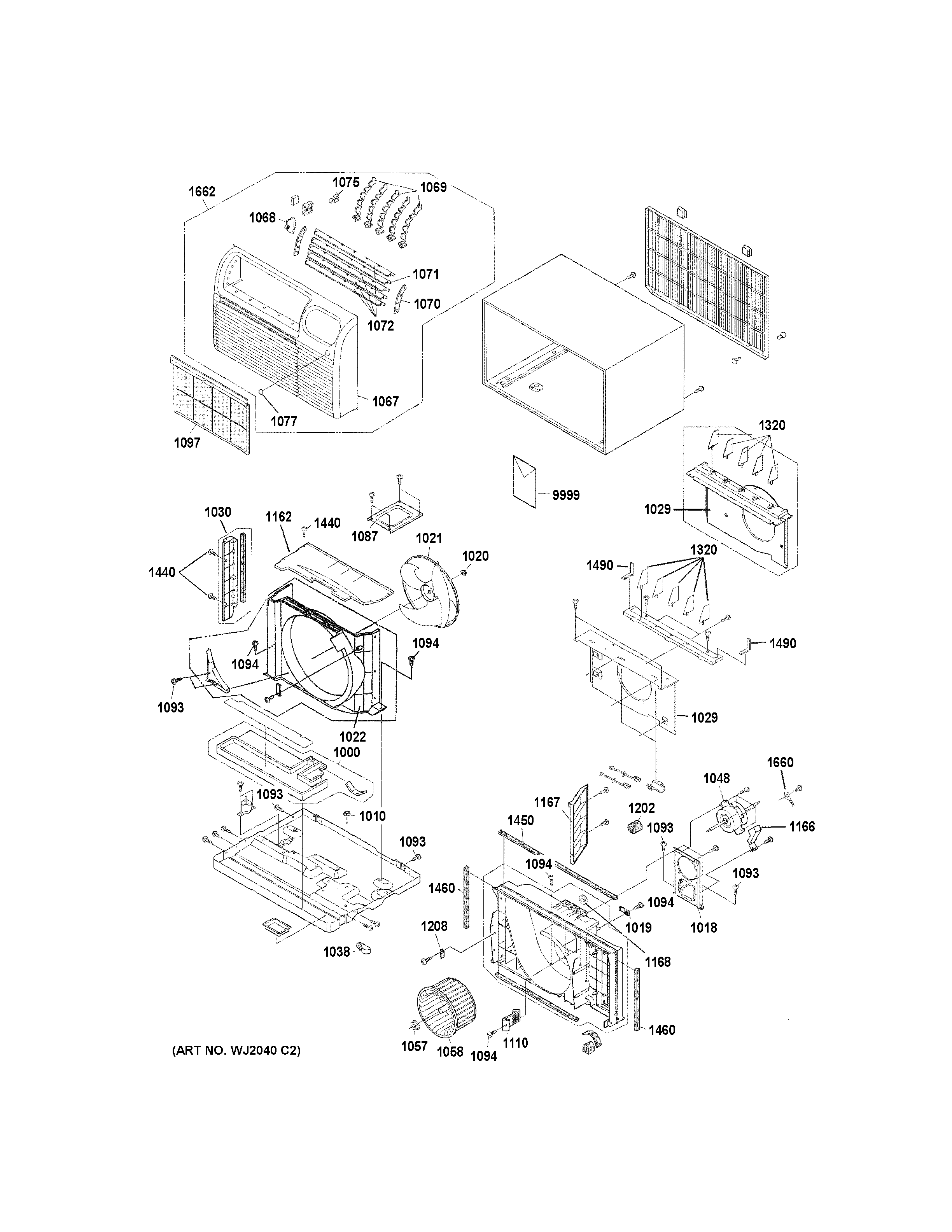 Grille & chassis parts