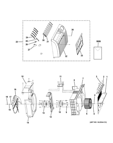 Grille & chassis parts