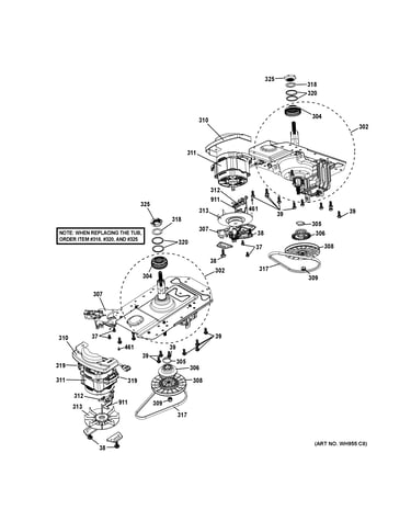 Motor & drive assembly