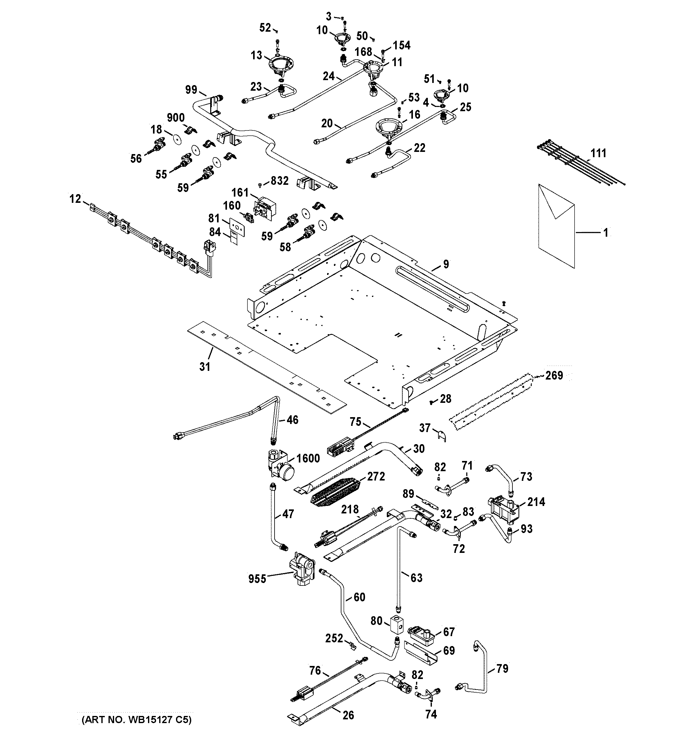 Gas & burner parts