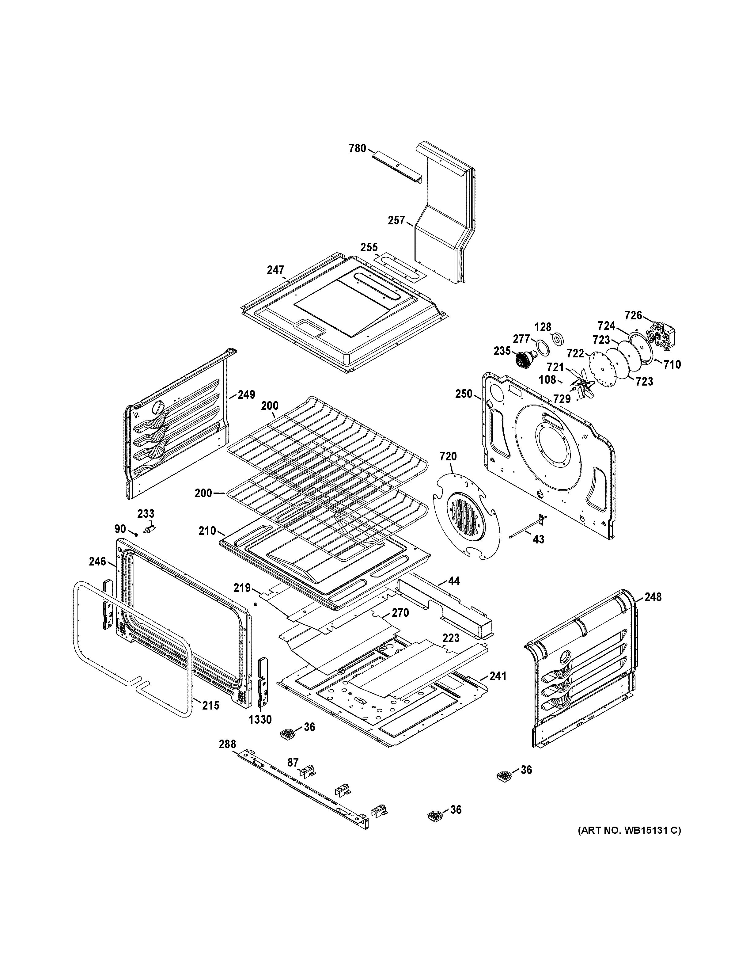 Lower oven