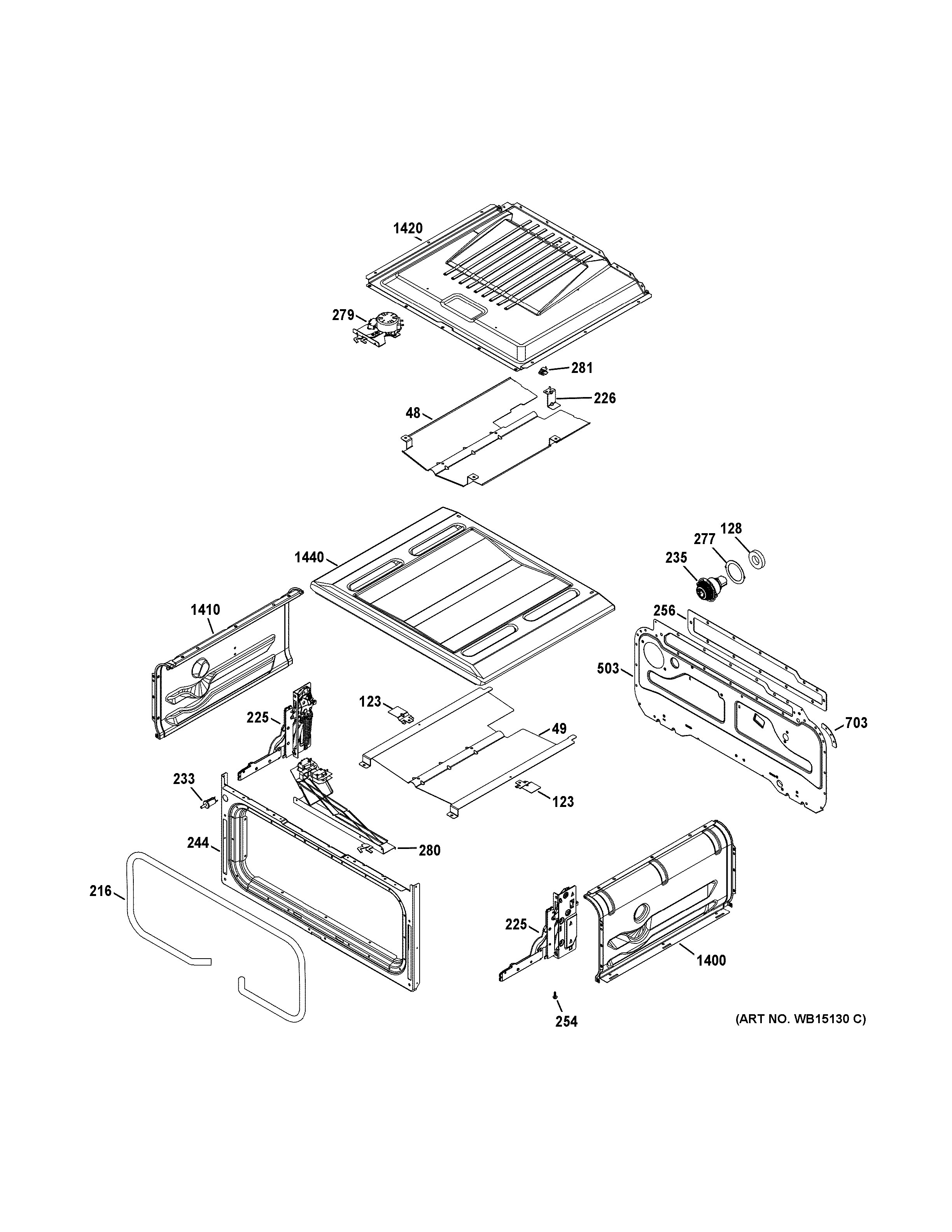 Upper oven