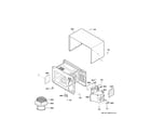 GE PEB9159SF1SS oven cavity parts diagram