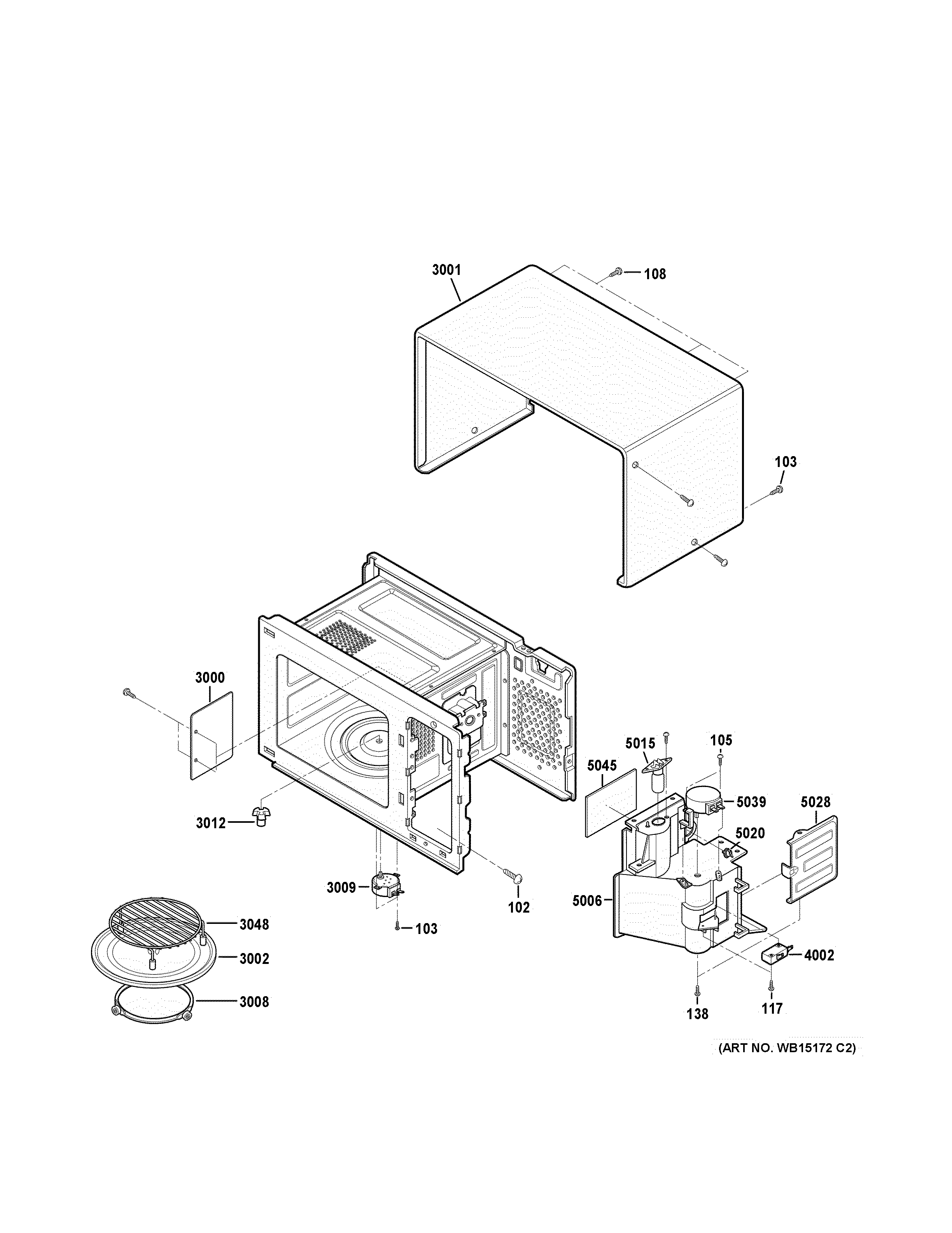 Oven cavity parts