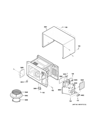Oven cavity parts