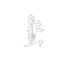 GE PEB9159SF1SS latch board parts diagram